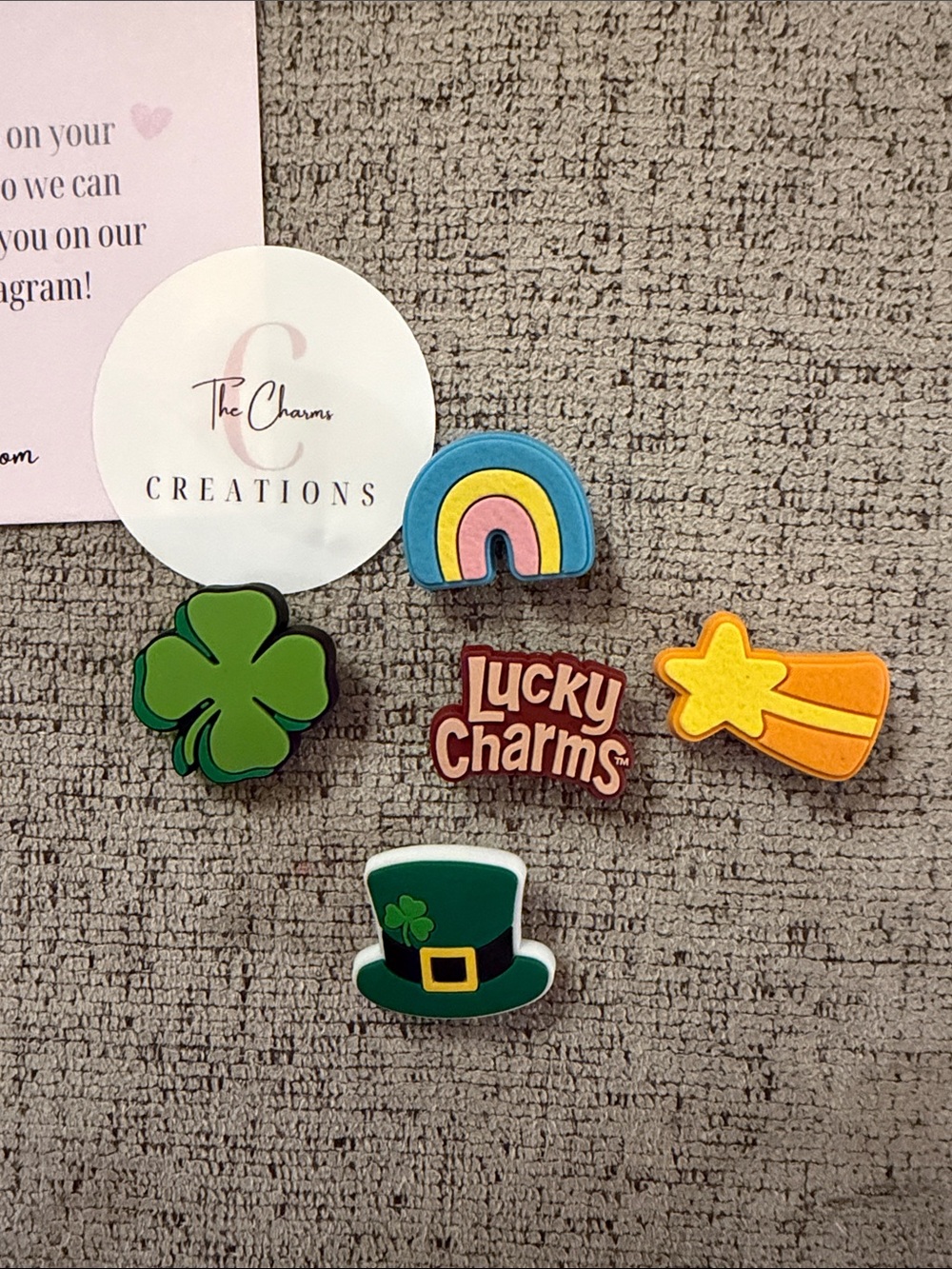 Lucky Charms Cereal Crocs Charms Bundle